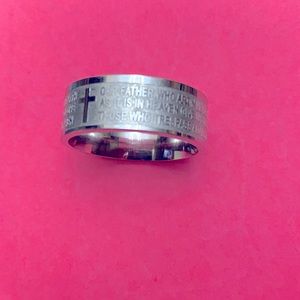 Our Father Prayer ring
